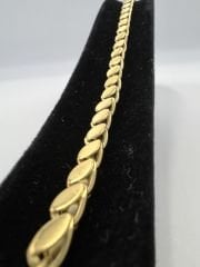 Çelik Bileklik Arpa Model Gold Renk