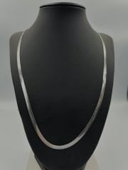 Çelik Kolye İtalyan Zinciri Model Gümüş Renk 60 cm
