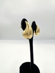 Çelik Küpe Bttg Model Küçük Boy Gold Renk 2 cm