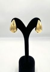 Çelik Küpe Bttg Model Küçük Boy Gold Renk 2 cm