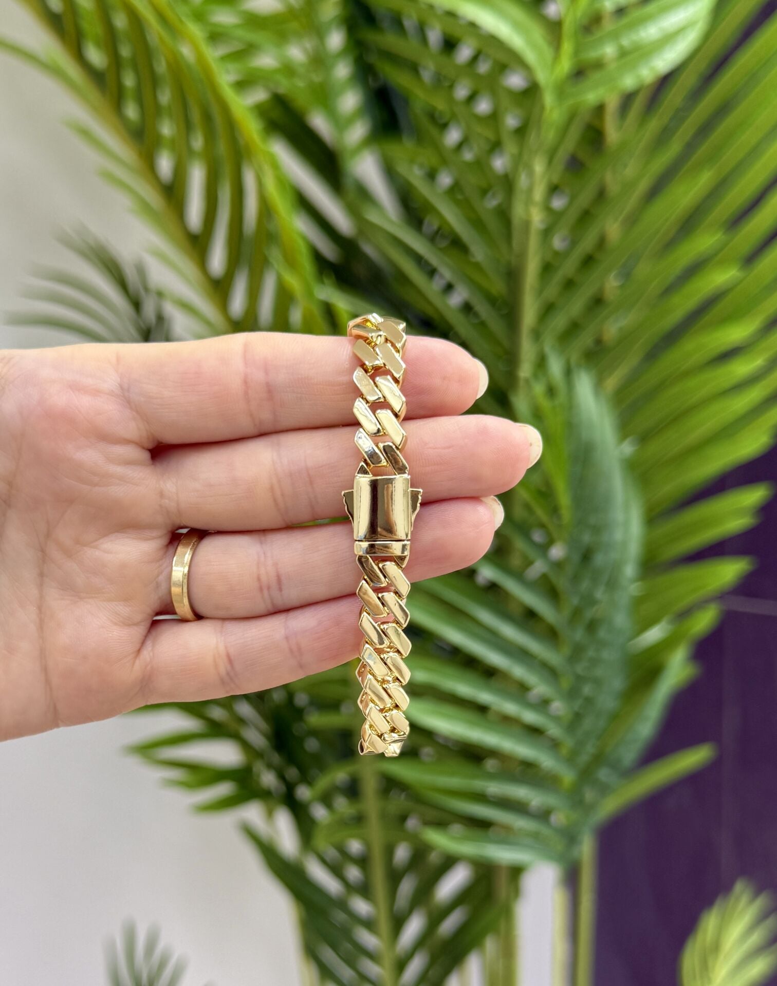 VIP Özel Seri Bileklik Taşsız Gurmet Bileklik 14K Gold Renk