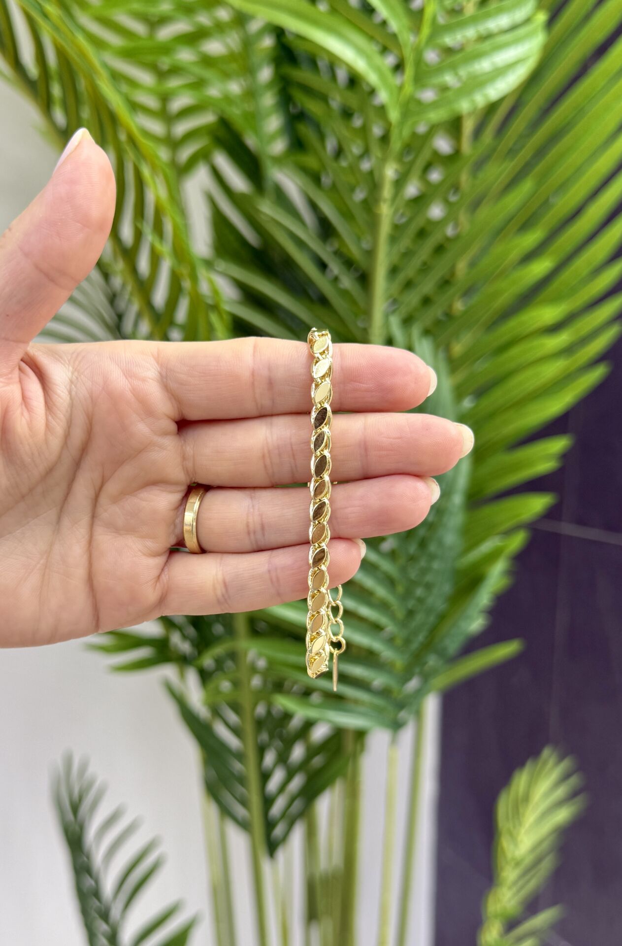 VIP Özel Seri Bileklik Arpa Model 14K Gold Renk