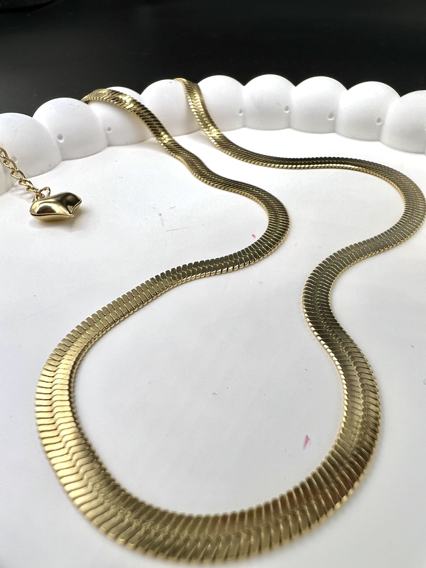 Çelik Kolye İtalyan Zinciri Model Gold Renk 45 cm