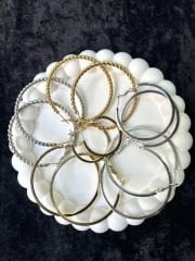 Çelik Halka Küpe Kibrit Model Gold Renk 3 cm