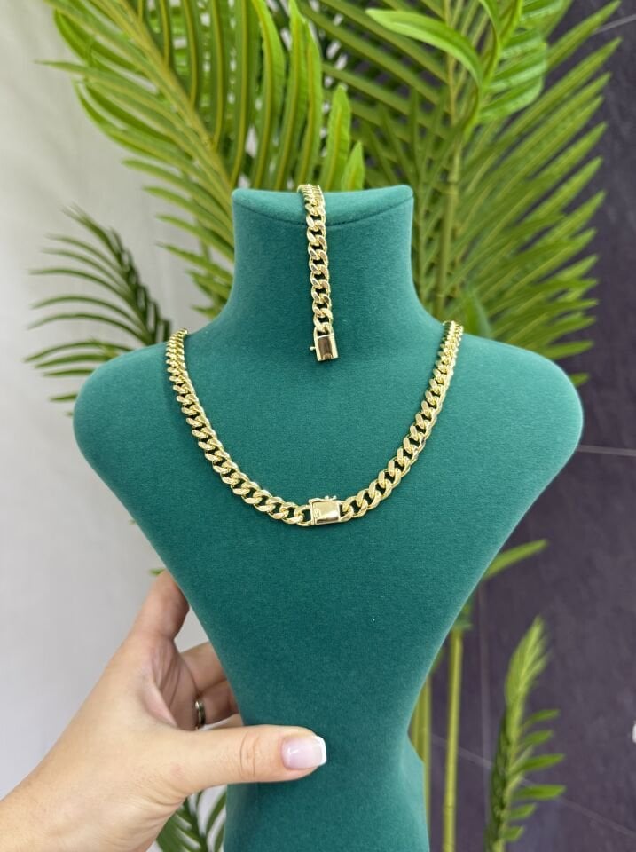 Gurmet İnce Taşsız Model Bileklik ve Kolye Set