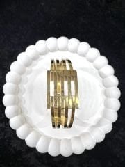 Çelik Kelepçe Kaburga Model 5'li Düz Gold Renk