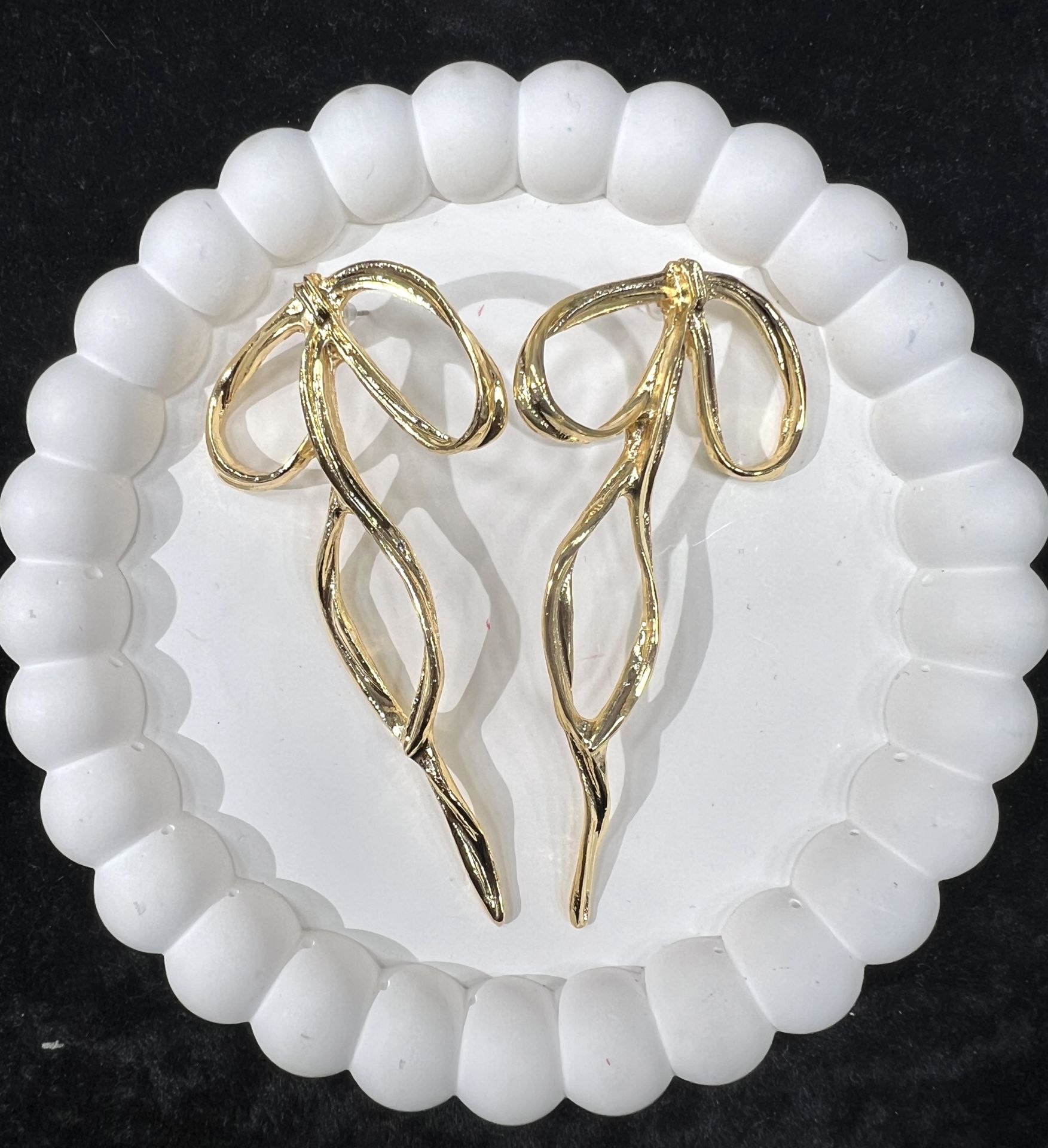 Küpe Pinterest Kurdela Model Büyük Boy Gold