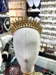 Gelin Tacı Papatya Model Gold Renk