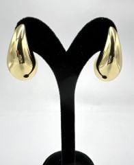Özel Seri VIP Küpe Bottega Model Büyük Boy Gold Renk