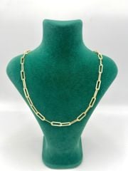 Çelik Kolye Ataç Model Gold Renk