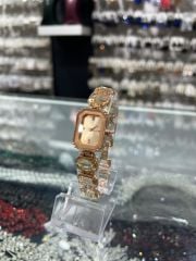 Swarowski Taşlı  Saat Rose Gold Renk