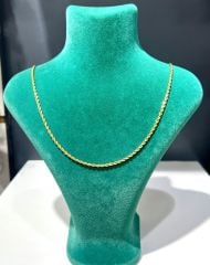 Çelik Kolye Burgu Model İnce Boy 2 mm Gold Renk