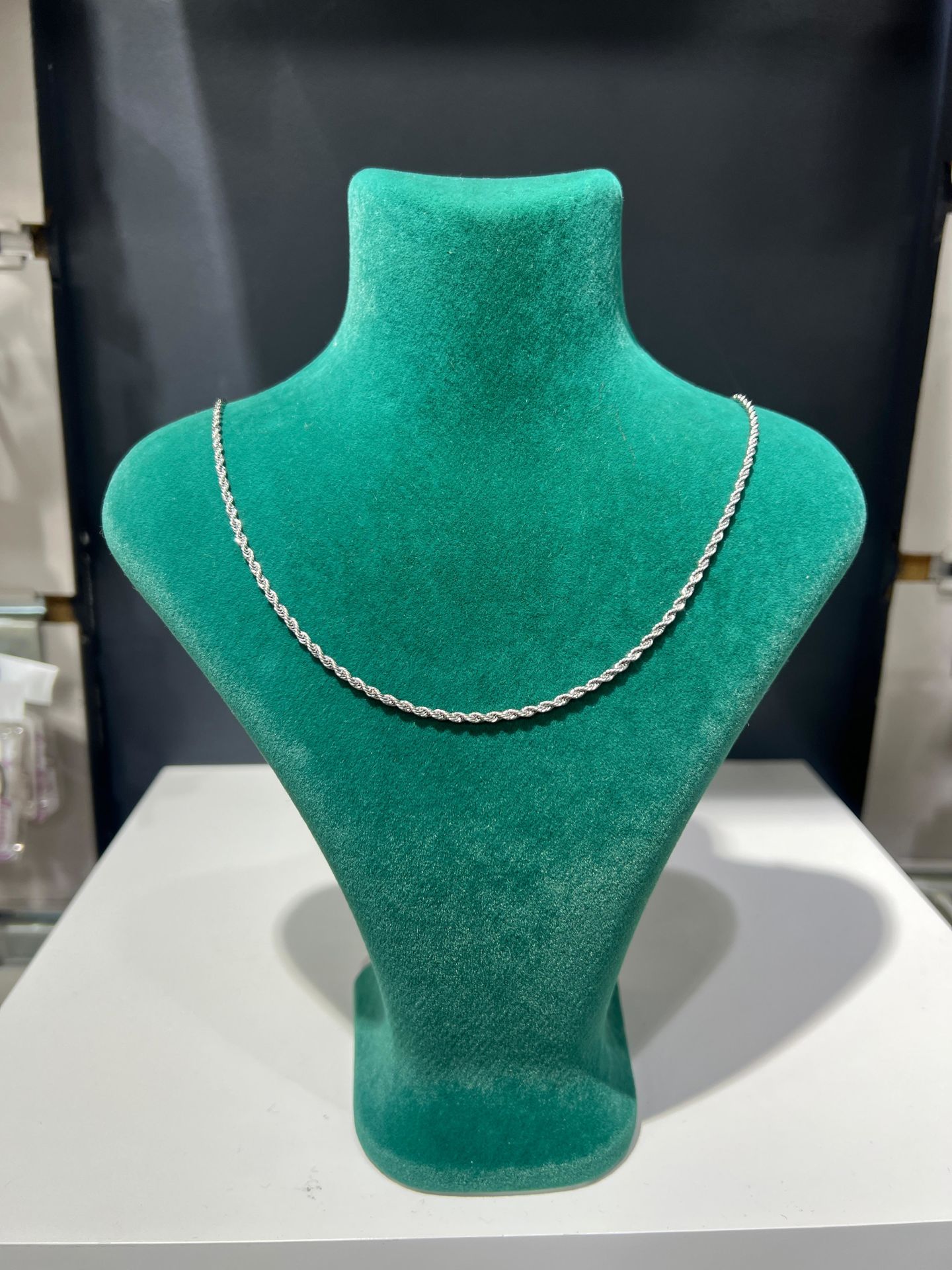 Çelik Kolye Burgu Model İnce Boy 2 mm Gümüş Renk