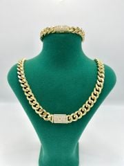 Gurmet Kalın Model Bileklik ve Kolye Set