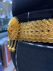 Altın Kaplama Hasır Kemer Balıksırtı Model Gold Renk
