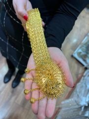 Altın Kaplama Hasır Kemer Balıksırtı Model Gold Renk