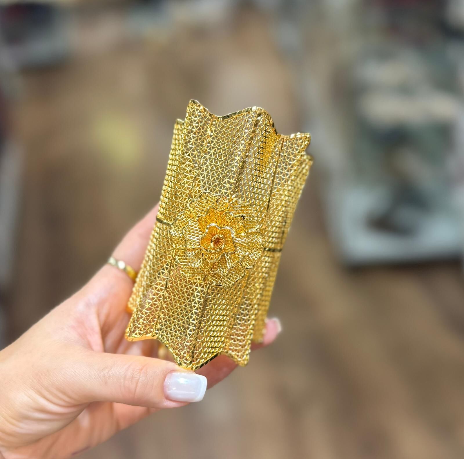 22K ALTIN KAPLAMA FÜZYON KELEPÇE