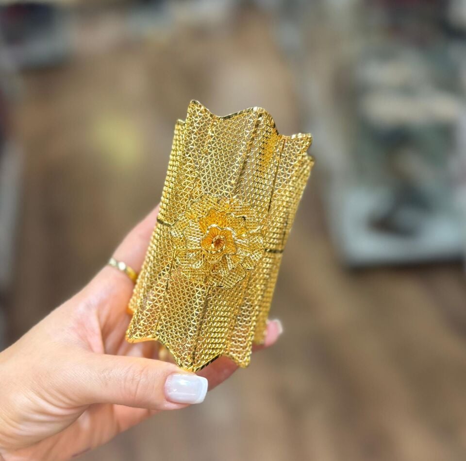 22K ALTIN KAPLAMA FÜZYON KELEPÇE