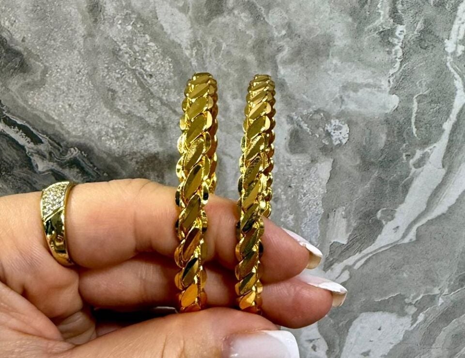 22K ALTIN KAPLAMA ADANA BURMASI 40-50 GR GÖRÜNÜMLÜ