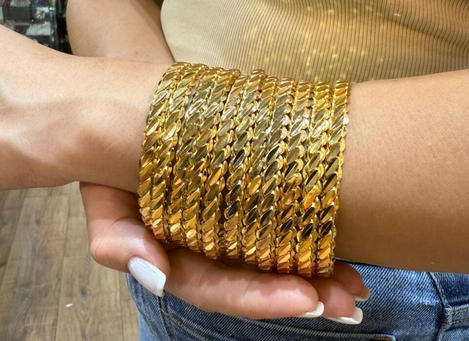 22K ALTIN KAPLAMA ADANA BURMASI 25-35 GR GÖRÜNÜMLÜ