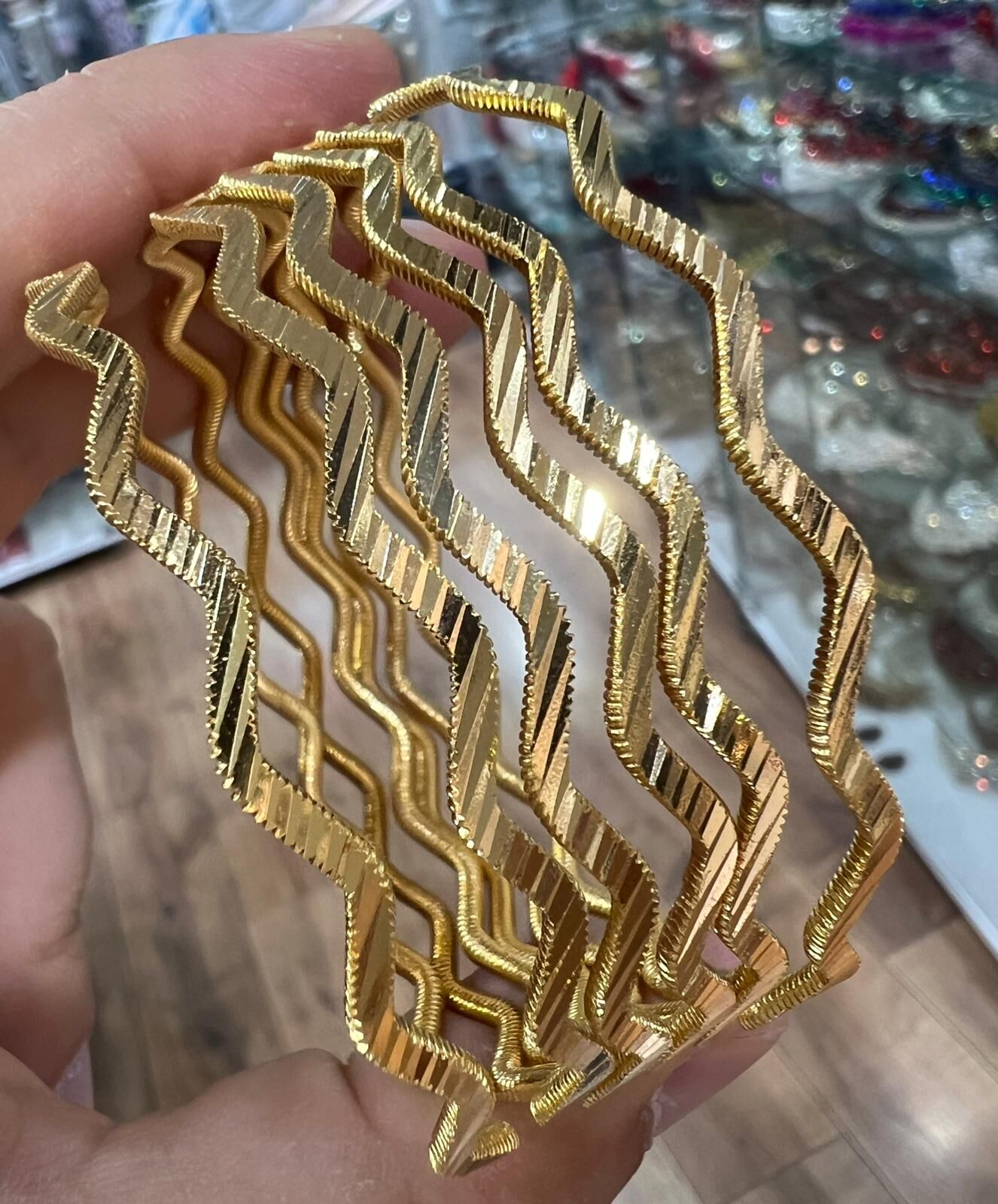 22K ALTIN KAPLAMA ZİGZAG AJDA