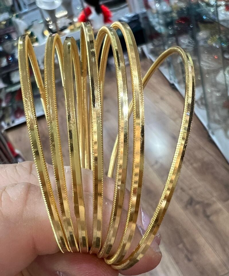 22K ALTIN KAPLAMA OLUKLU AJDA