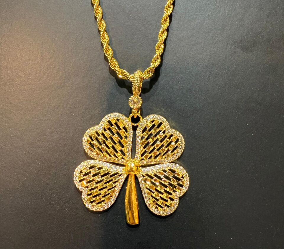 22K ALTIN KAPLAMA  YONCA MODEL KOLYE