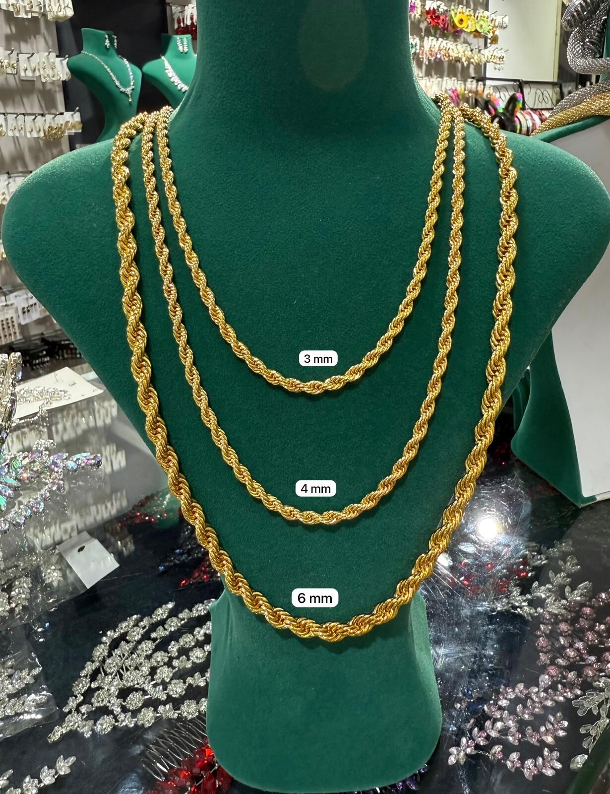 22K ALTIN KAPLAMA  BURGU ZİNCİR  60 CM