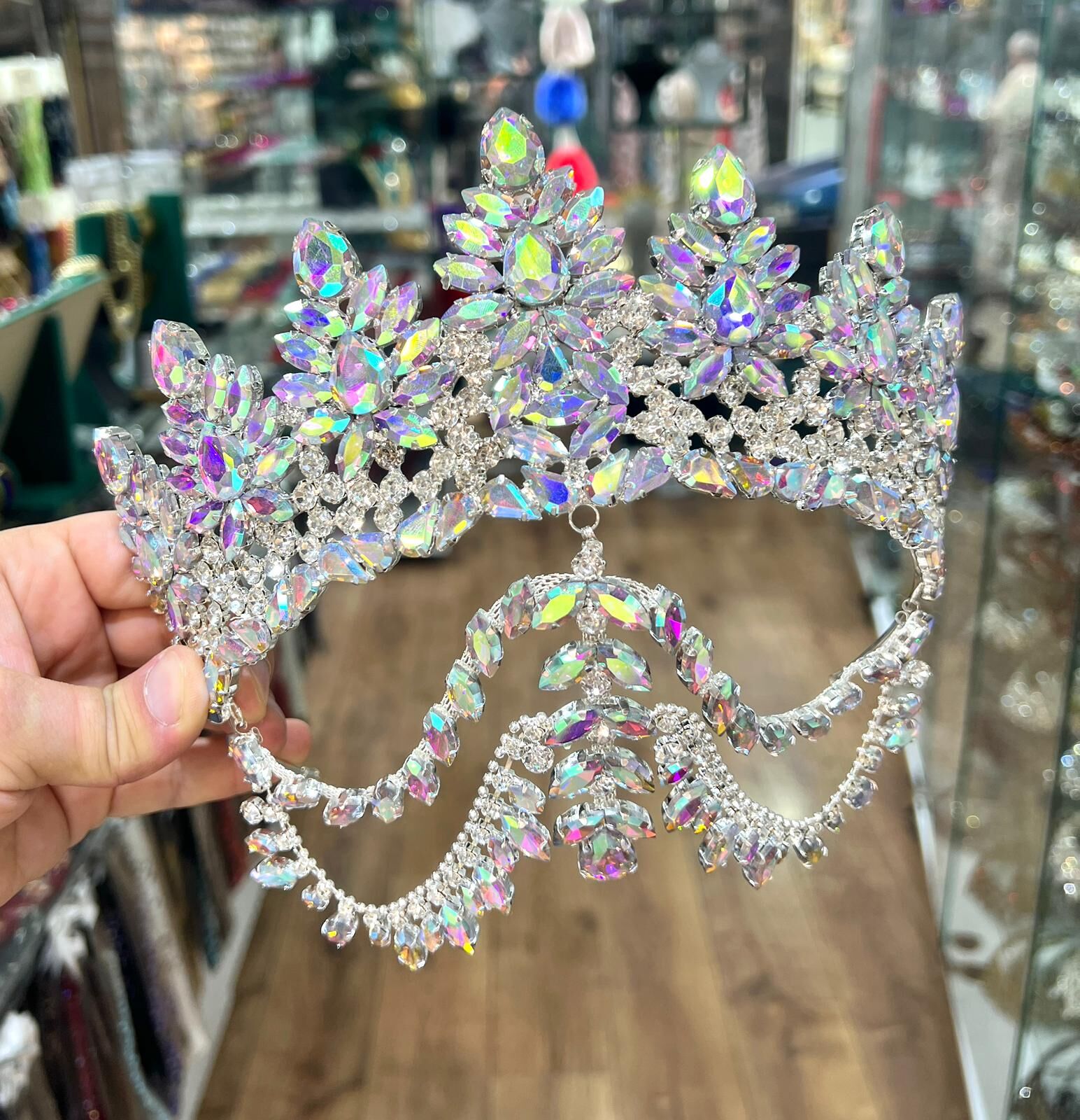 Gelin Tacı Alınlıklı Model Hologram Renk