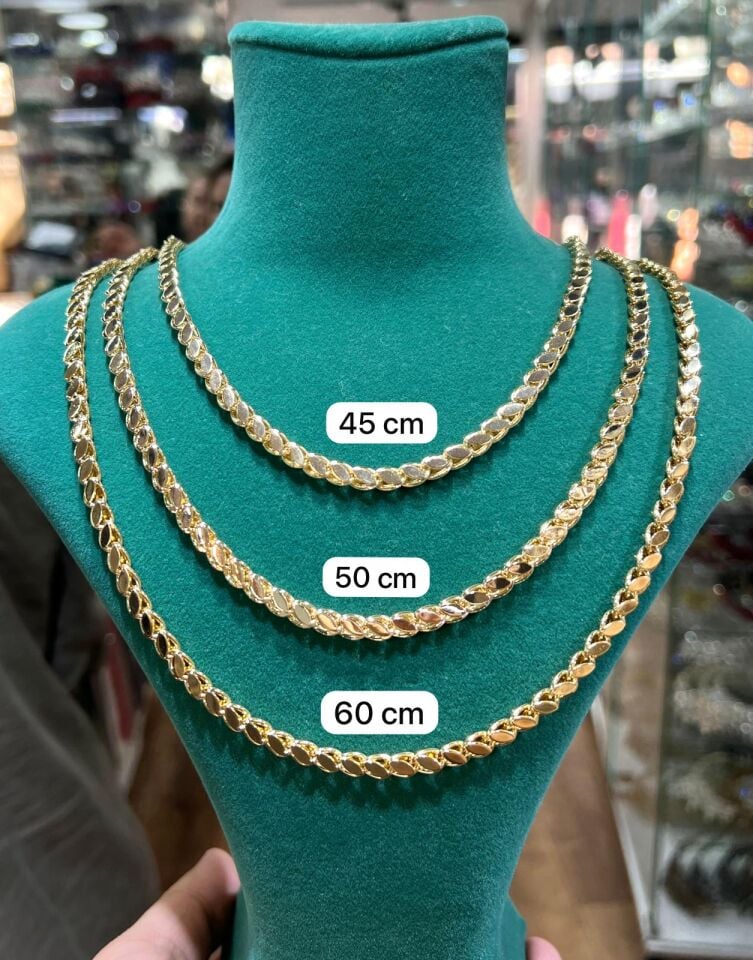 14K KUYUMCU MODEL ARPA KOLYE 45cm-50cm-60cm