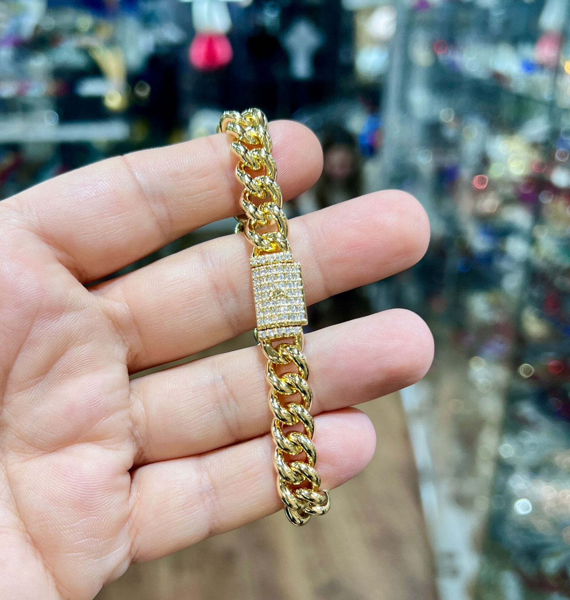 VIP Özel Seri Bileklik Gurmet Serisi Taşlı 14K Gold Renk (XUPING)