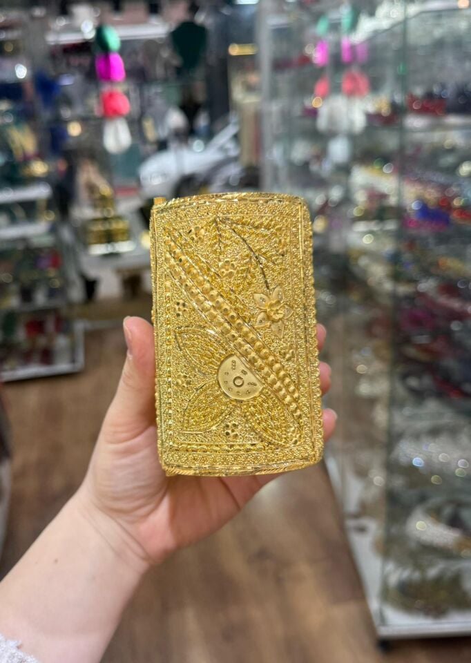 22K ALTIN KAPLAMA BORU KELEPÇE 10 CM 1. MODEL