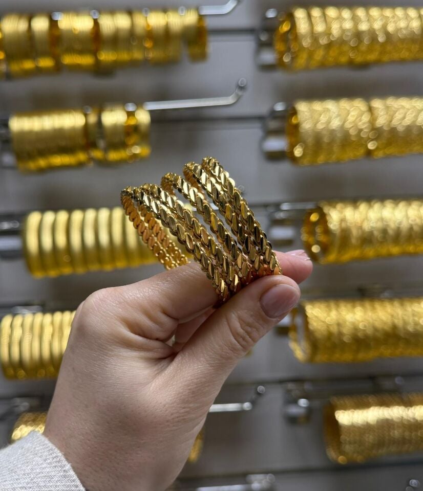 22K ALTIN KAPLAMA ADANA BURMASI 20-25 GR GÖRÜNÜMLÜ