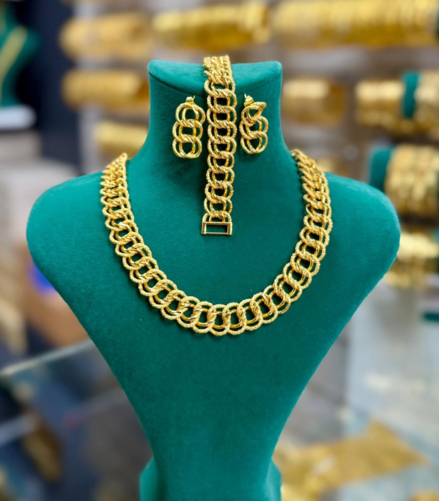 22K ALTIN KAPLAMA SAMANYOLU 3'lü SET