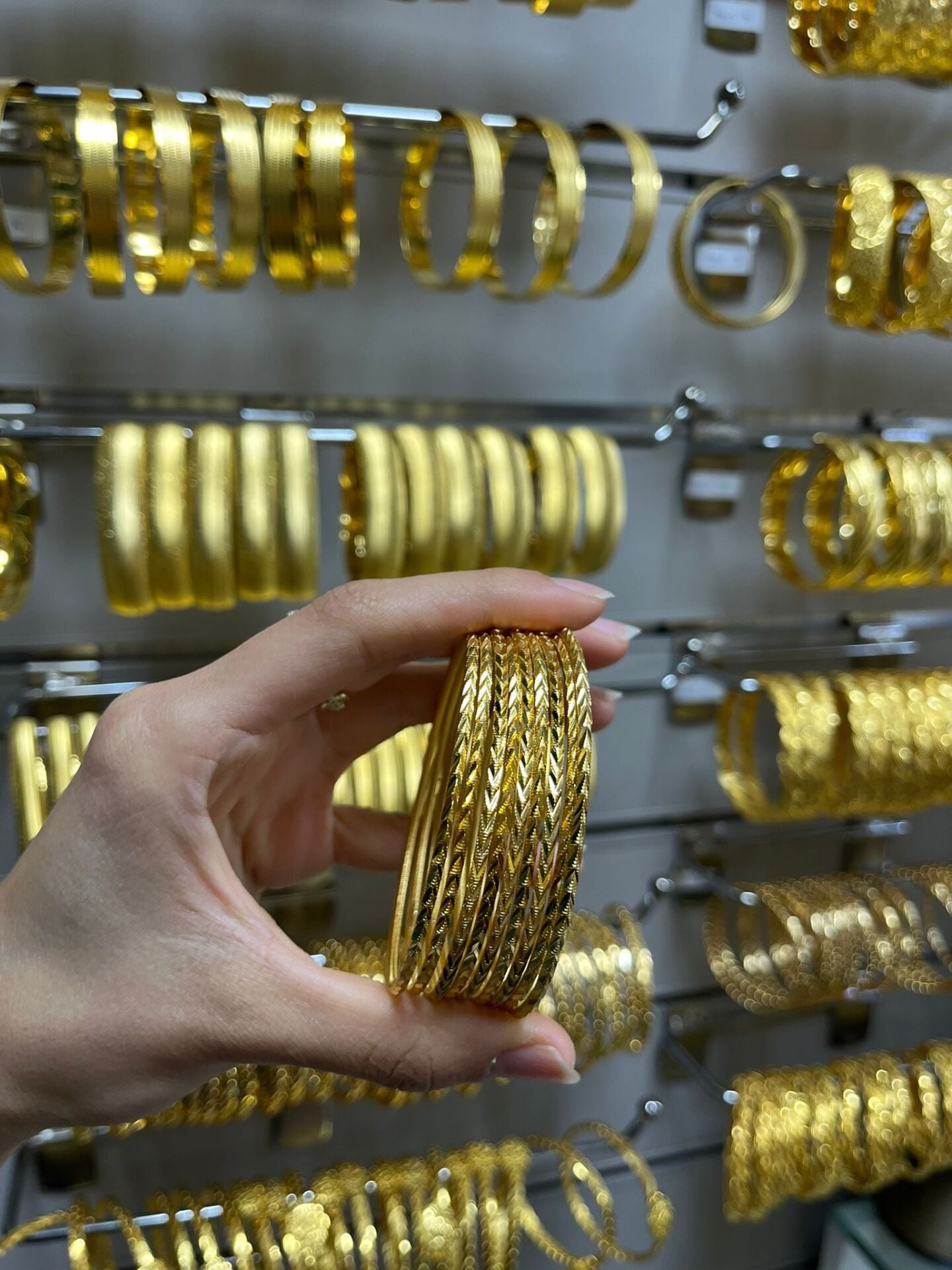 22K ALTIN KAPLAMA İNCE BAŞAK AJDA BİLEZİK