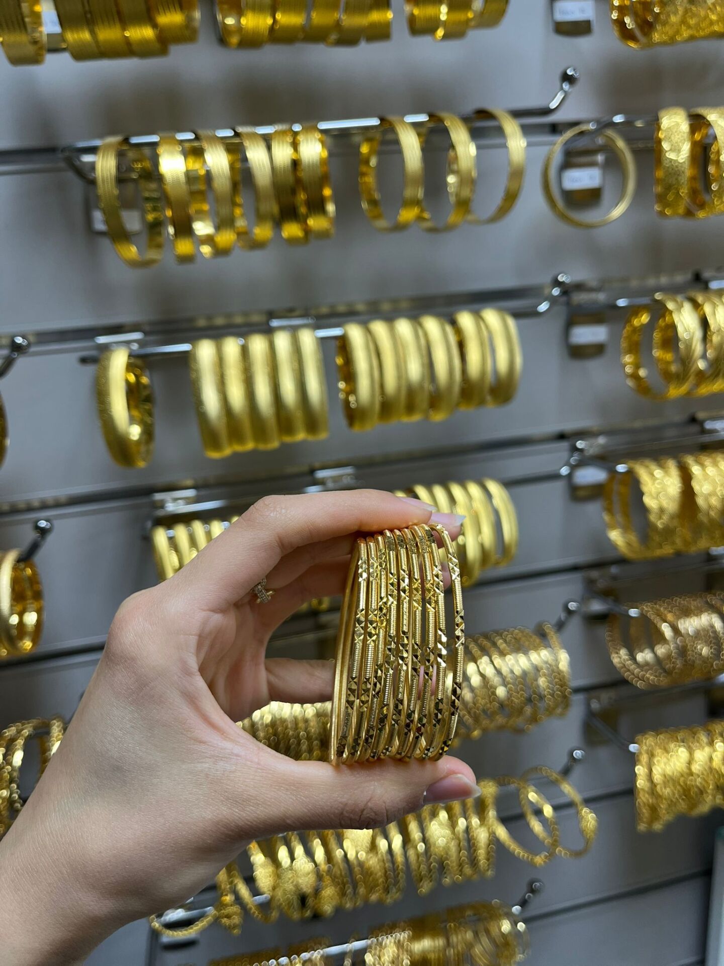 22K ALTIN KAPLAMA YIDIZLI (MÜJDE) AJDA BİLEZİK